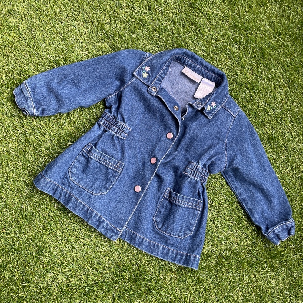 Celebrity Kids Lightweight Denim Shacket | Vintage-Inspired